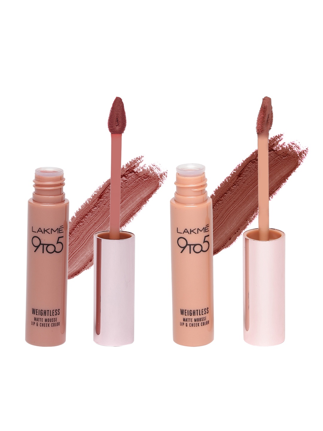 

Lakme 9to5 Set of 2 Lip & Cheek Colour, Brown