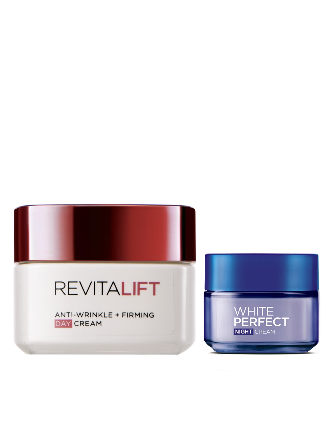 

LOreal Paris Set Of White Perfect Night Cream & Revitalift SPF 23 PA++ Day Cream