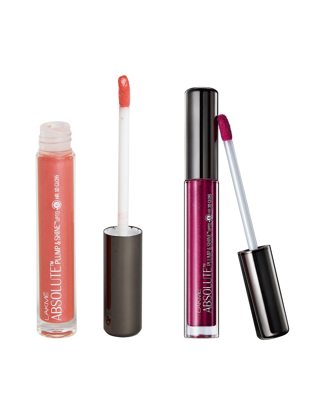 

Lakme Absolute Set of 2 Lip Gloss, Red