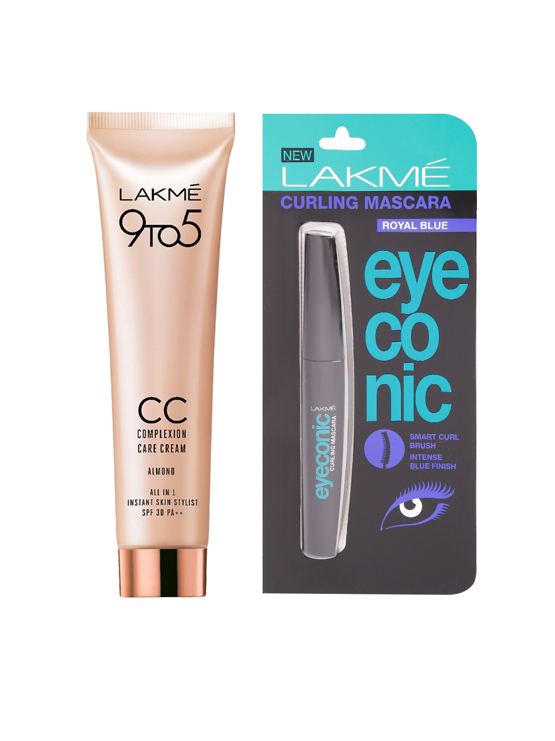 

Lakme Set of Eyeconic Mascara & Complexion Care Cream, Blue