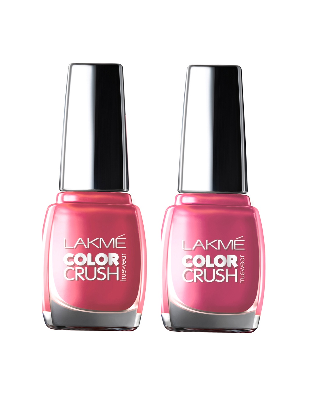 

Lakme Set of 2 Truewear Color Crush 18 & 21 Nail Polishes, Pink