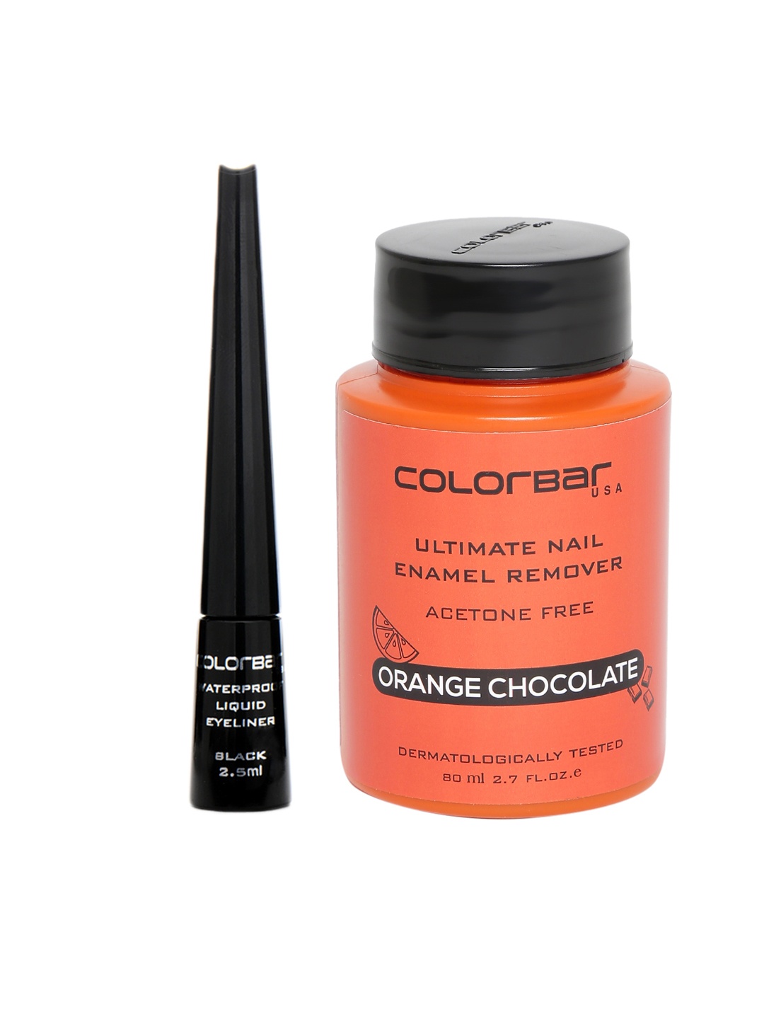 

Colorbar Set Of Eyeliner & Nail Polish Remover, Black