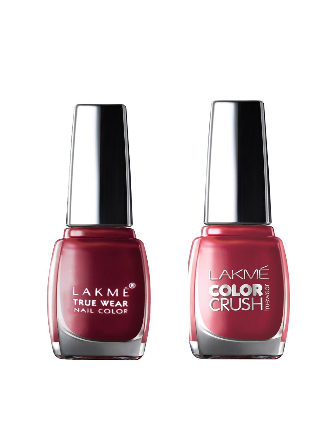 

Lakme Women Set of 2 Color Crush Nail Polishes, Pink