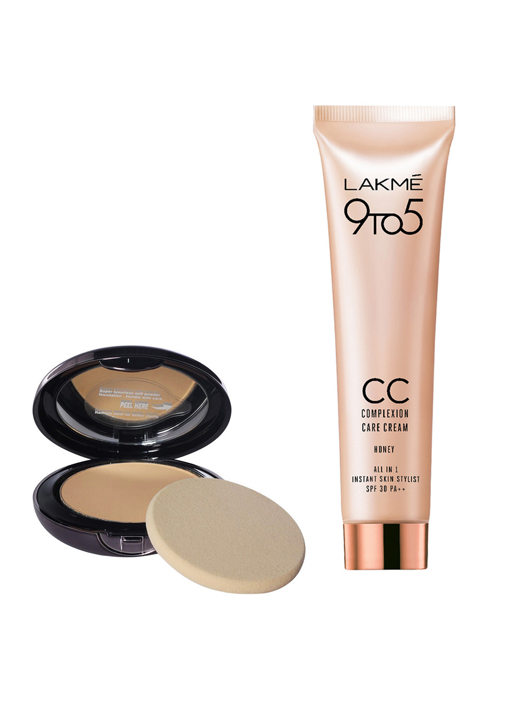 

Lakme Set Of Compact & CC Cream, Beige