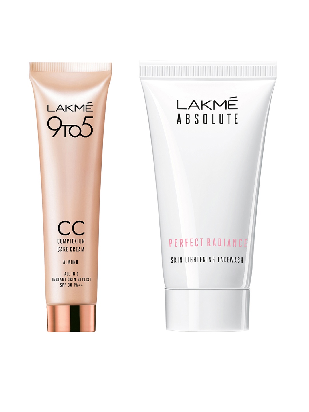 

Lakme kin Lightening Face Wash 50 g & Lakme 9to5 Almond Complexion Care Cream, Pink