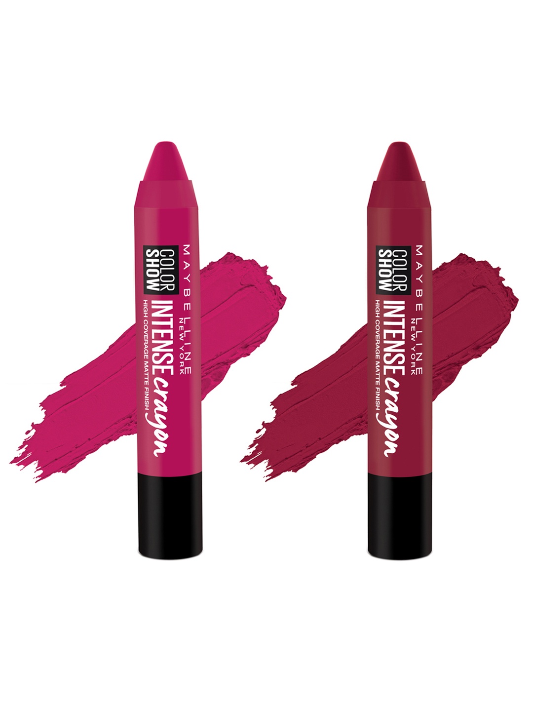 

Maybelline Set of 2 Crayon Lipsticks, Magenta