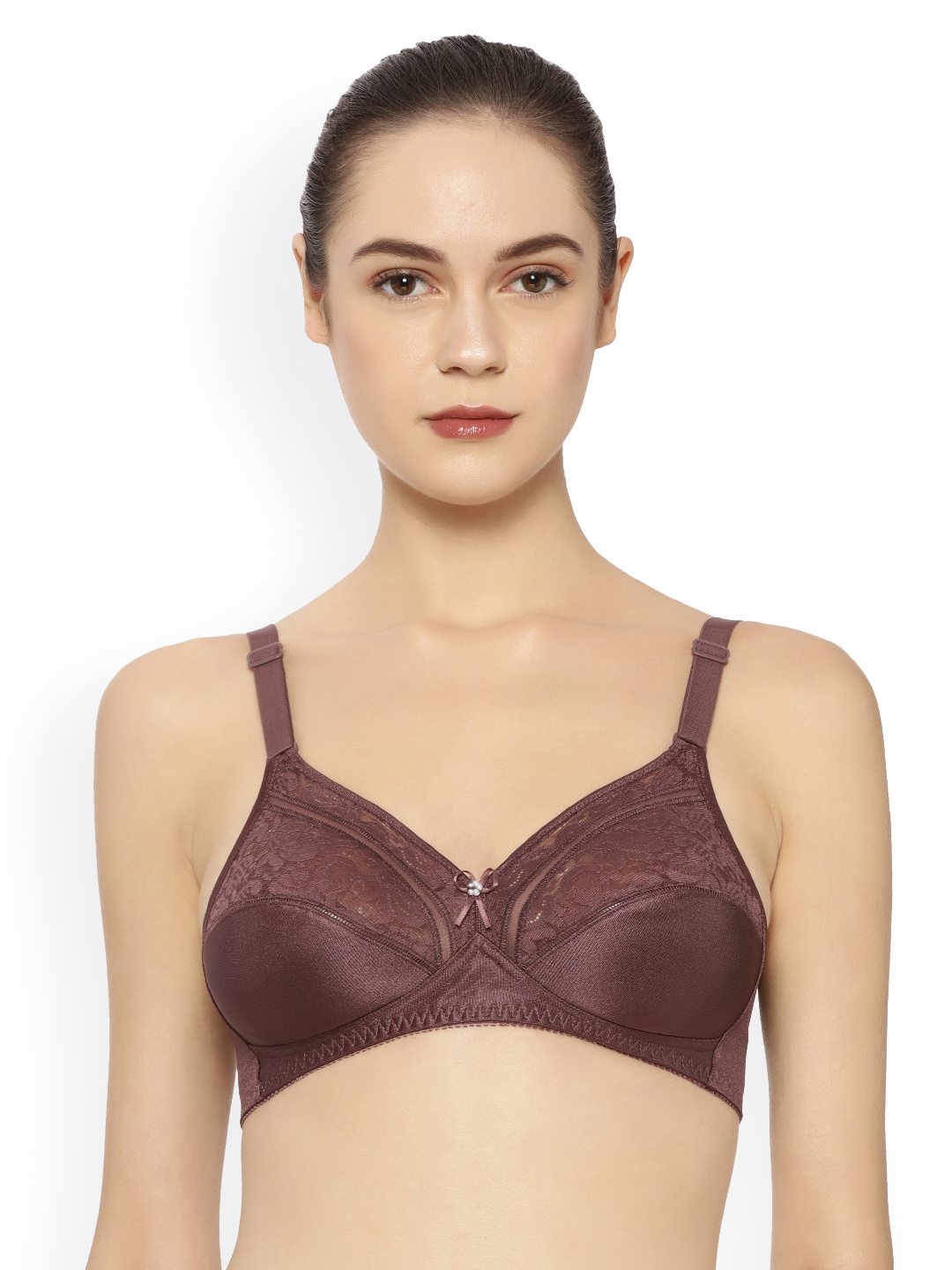 

Triumph Brown Solid Non-Wired Non Padded Everyday Bra 7613141186880