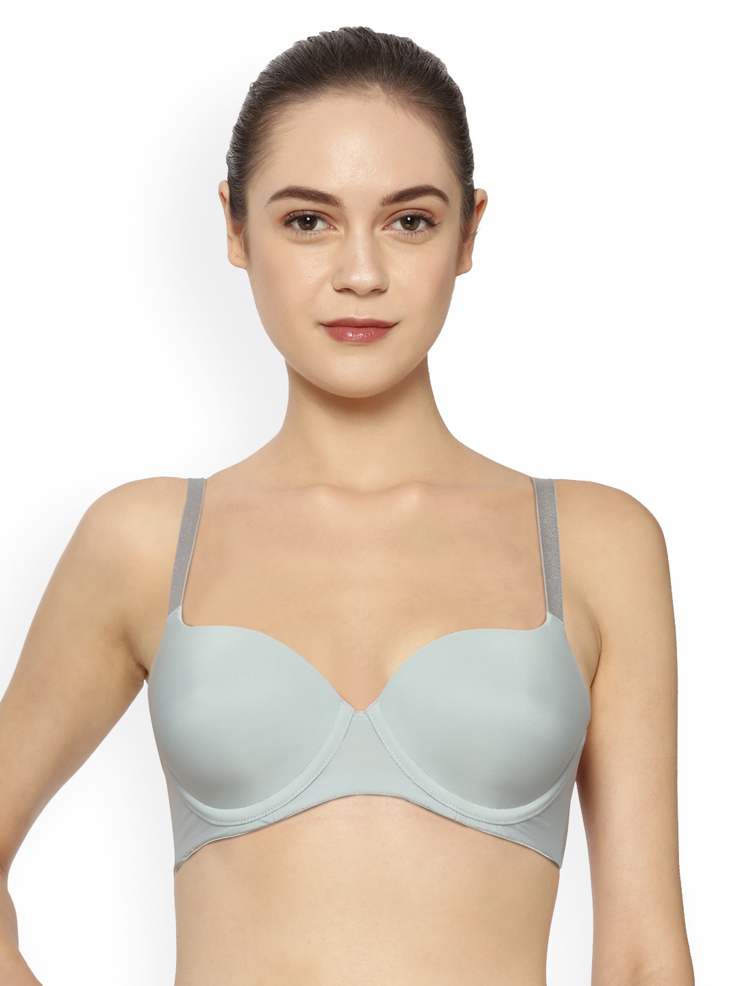 

Triumph T-Shirt Bra 60 Wired Padded Body Make-Up Series Seamless Everyday Bra, Grey
