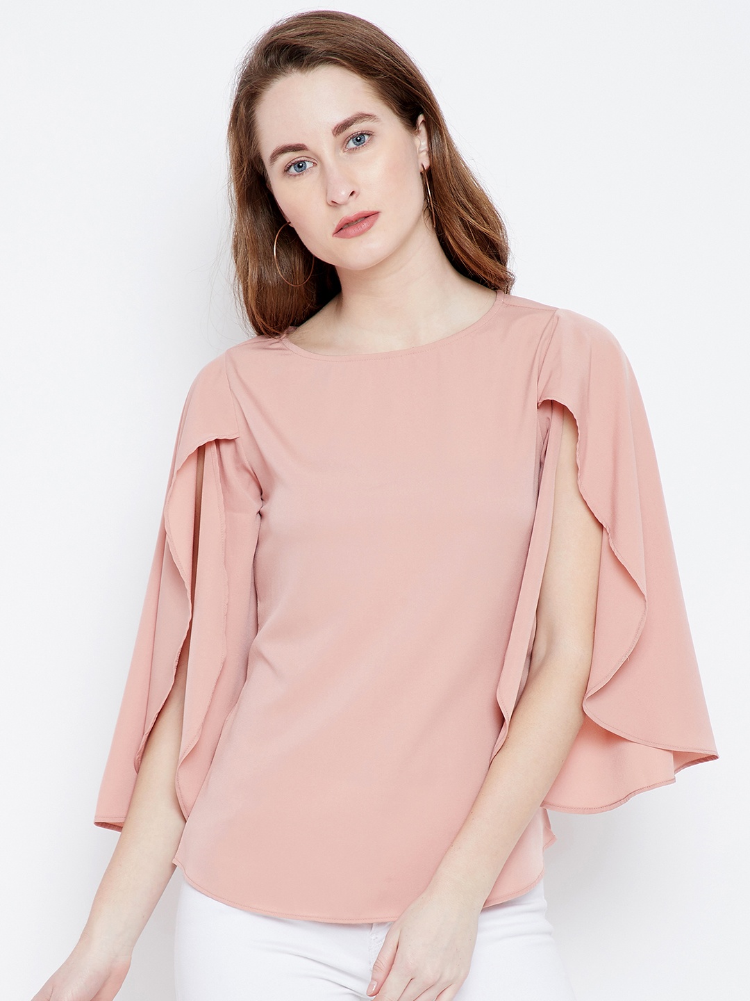 

Berrylush Women Pink Solid Top