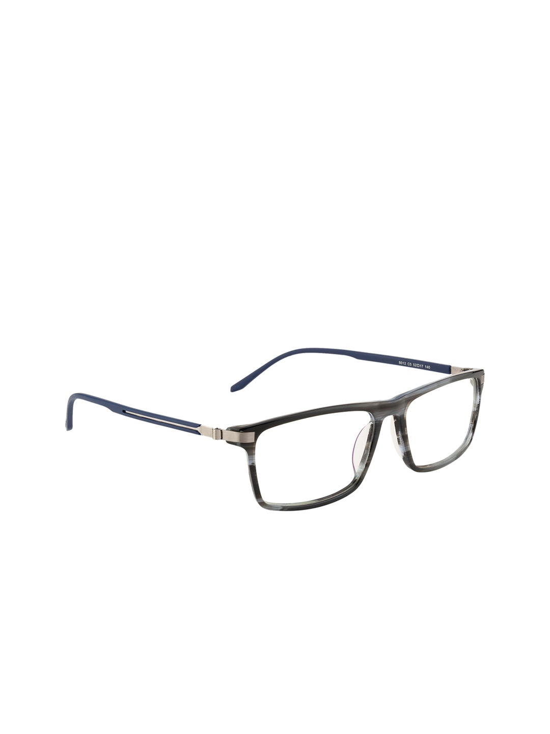 

Ted Smith Unisex Grey & Blue Solid Full Rim Wayfarer Frames TS-8012_C5