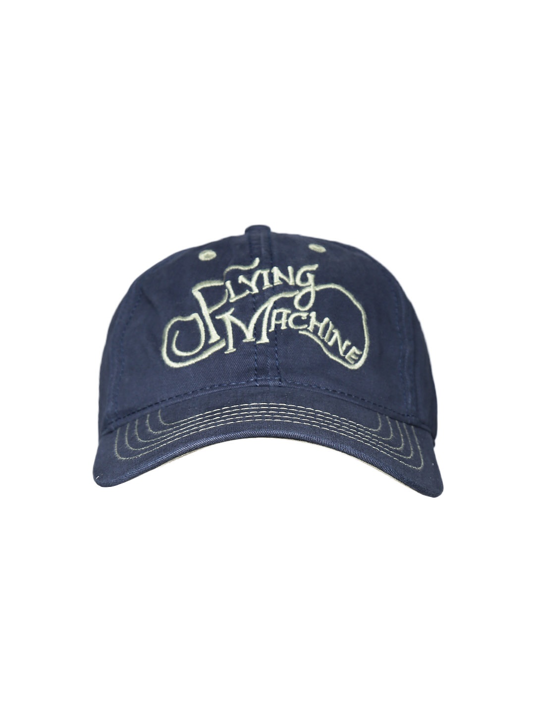 

Flying Machine Men Navy Blue Embroidered Baseball Cap