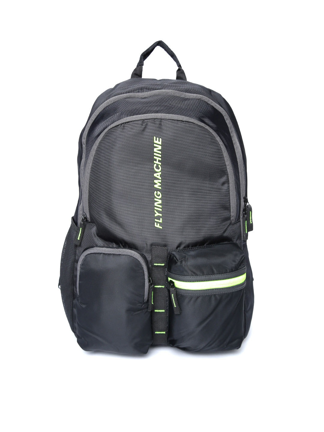 

Flying Machine Men Black Solid Backpack