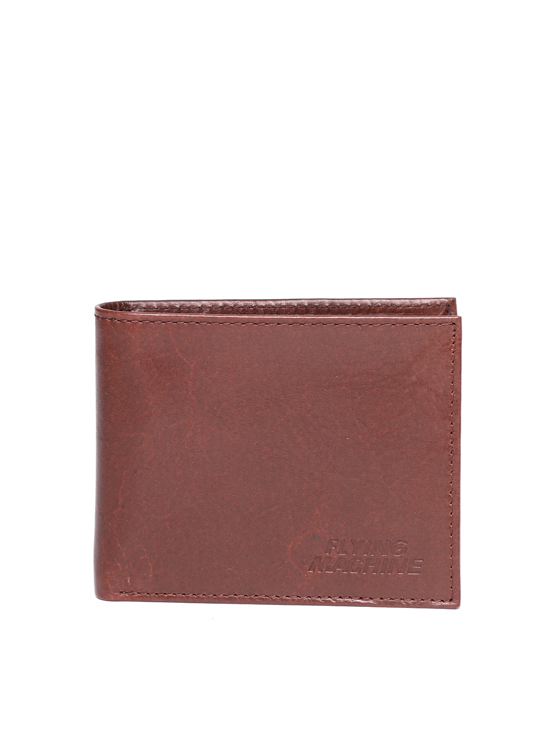 

Flying Machine Men Brown Solid Two Fold Wallet