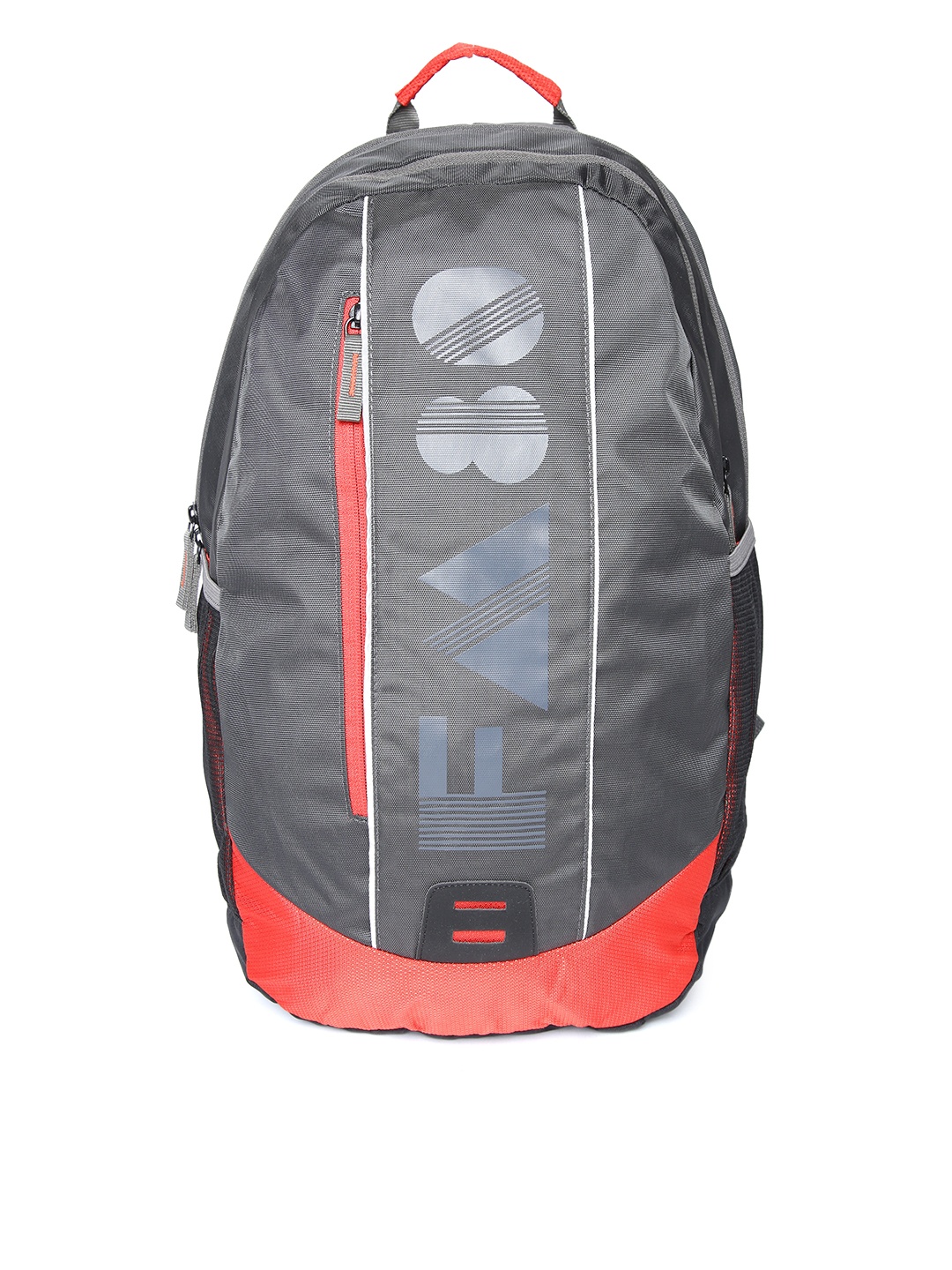Flying Machine Men Grey Printed Backpack