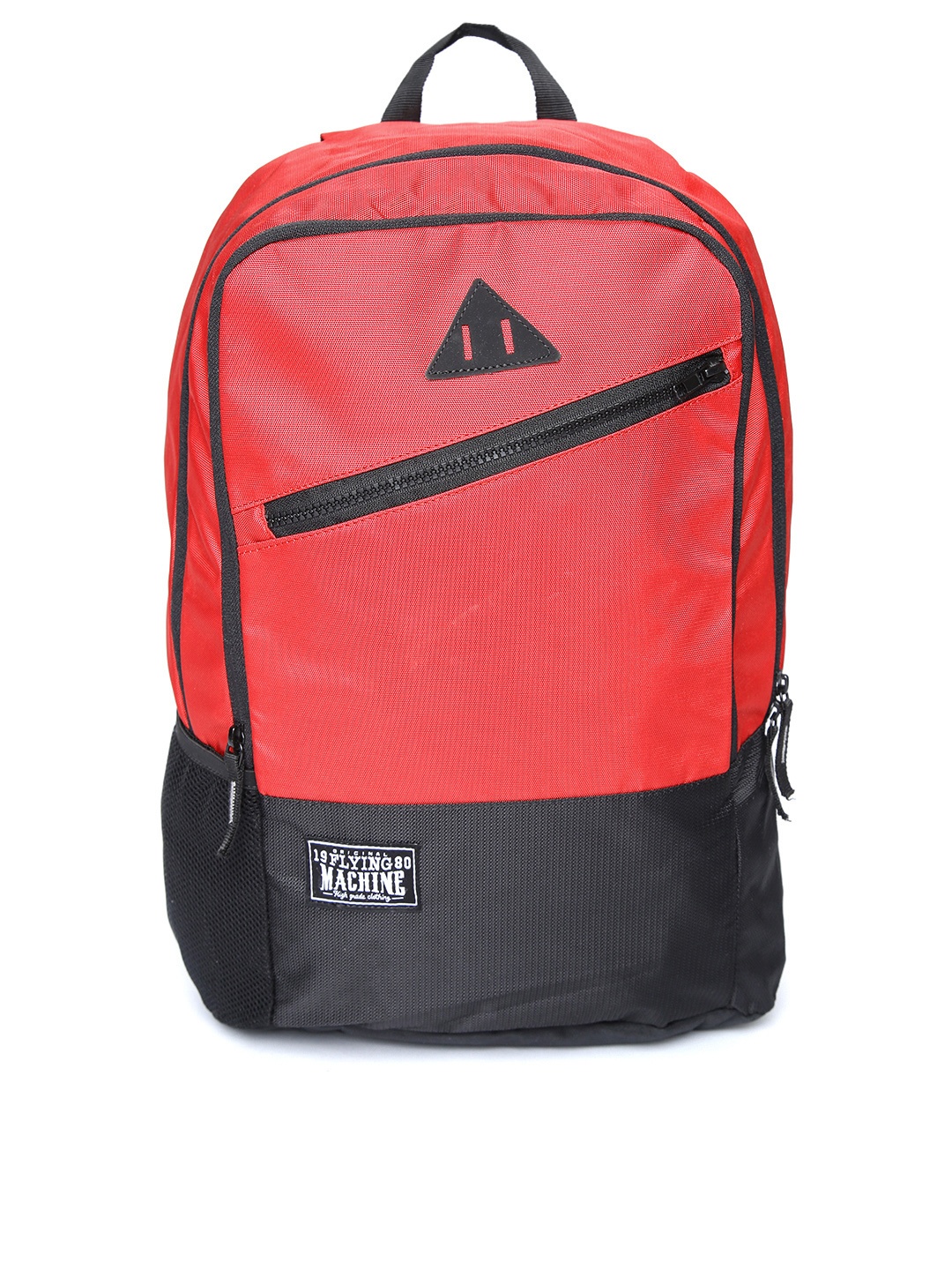 

Flying Machine Men Red & Black Colourblocked Laptop Backpack
