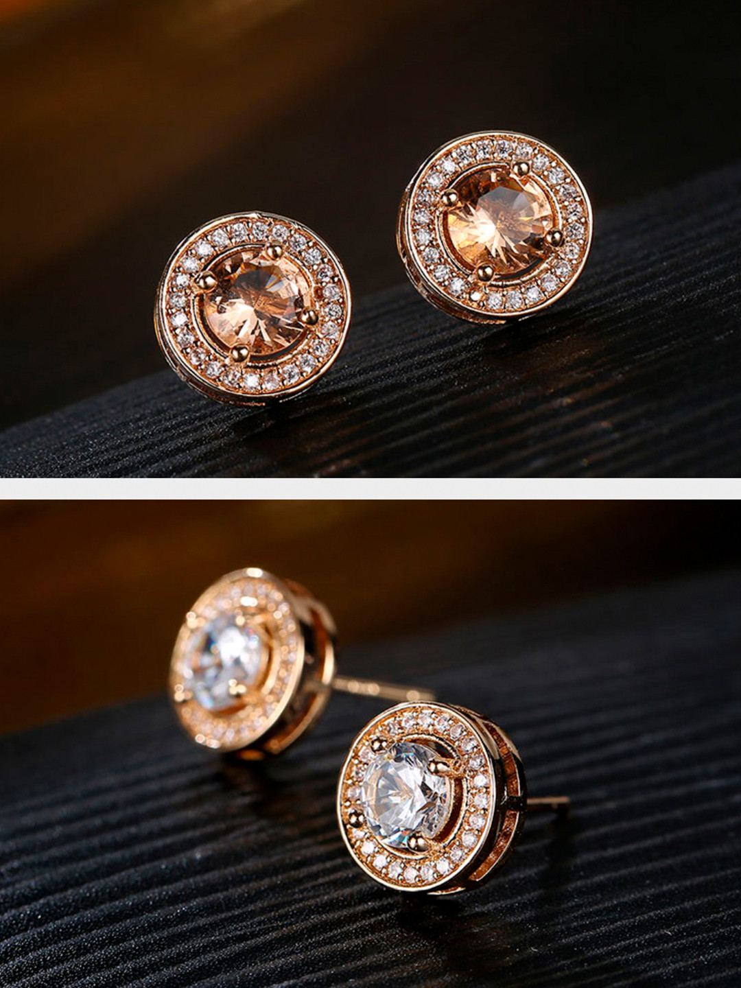 

OOMPH Set of 2 Gold-Plated Circular Studs