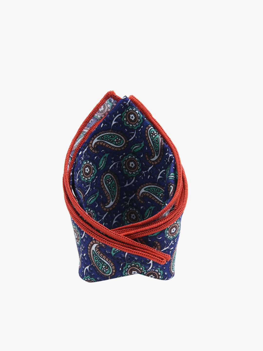 

Tossido Men Blue Woven Design Pocket Square