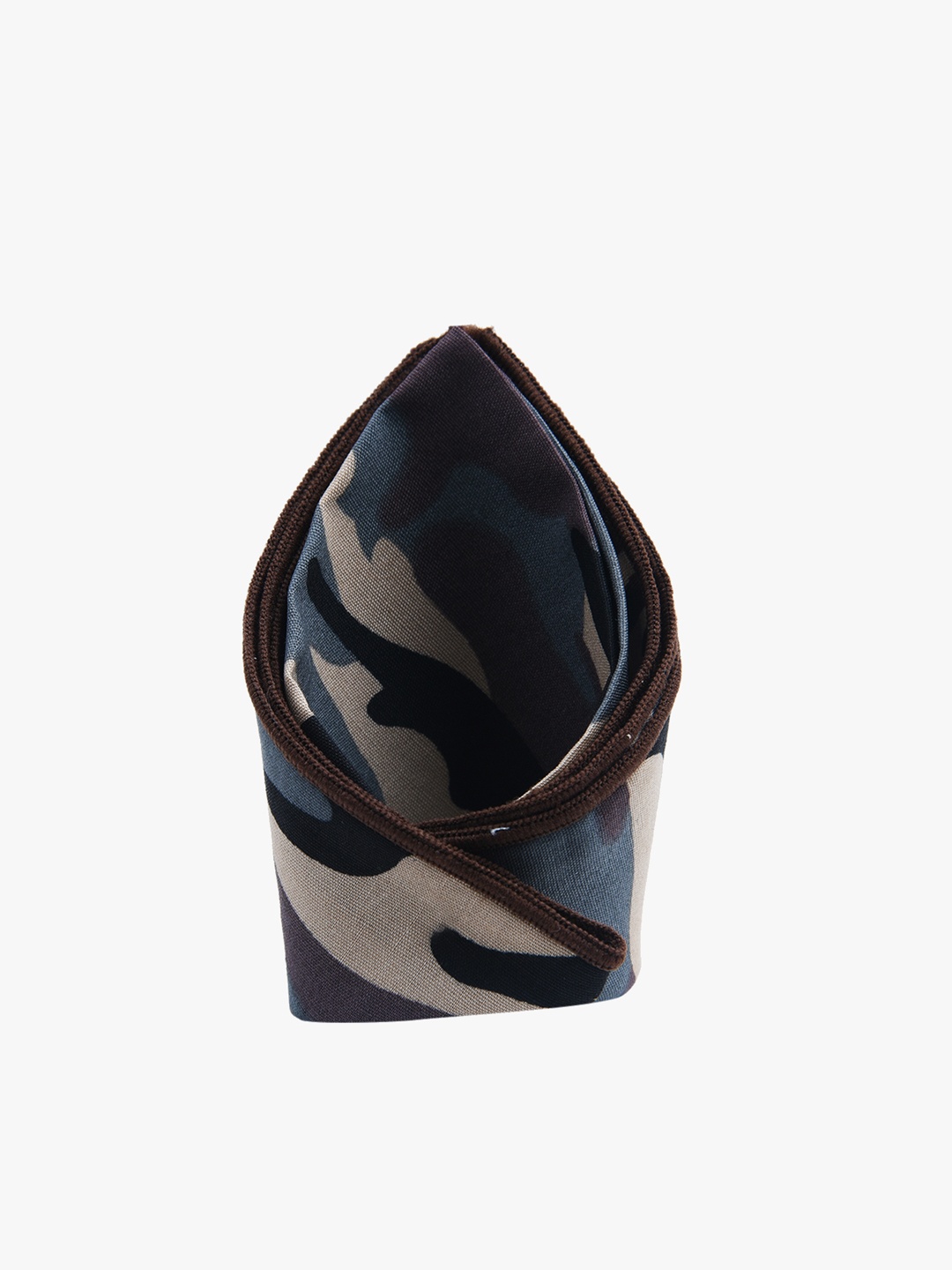 

Tossido Men Brown & Black Printed Pocket Square