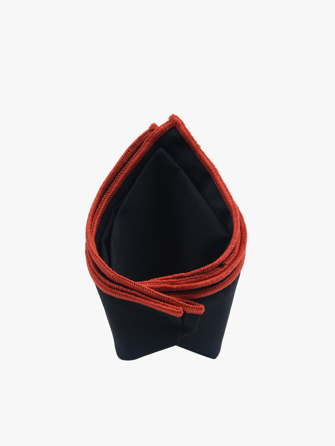 

Tossido Men Black Solid Pocket Square