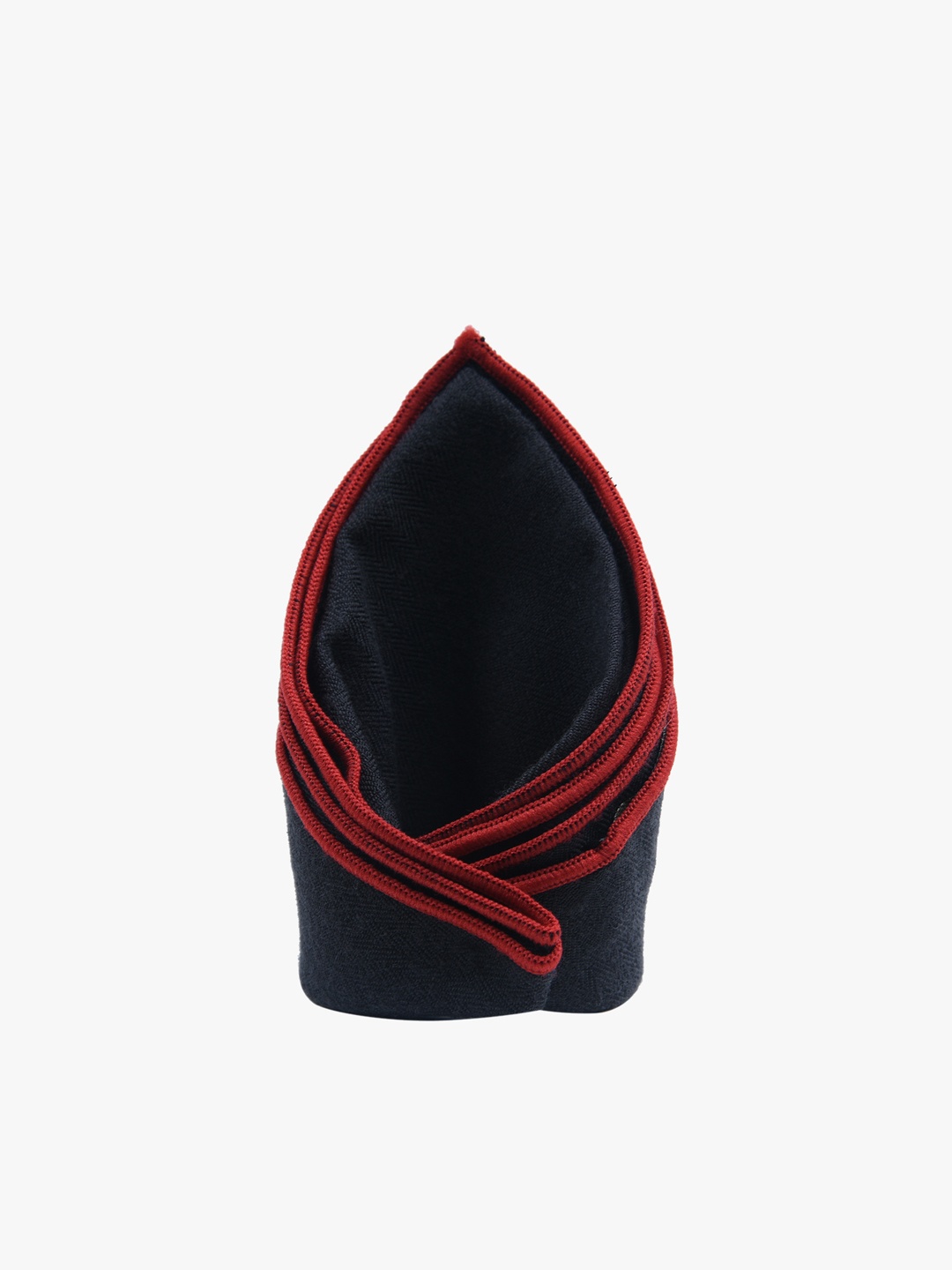 

Tossido Men Black Solid Pocket Square