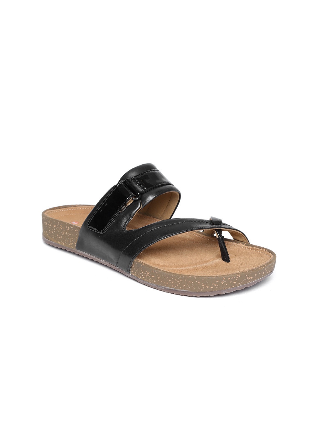 

Clarks Women Black Leather One Toe Flats