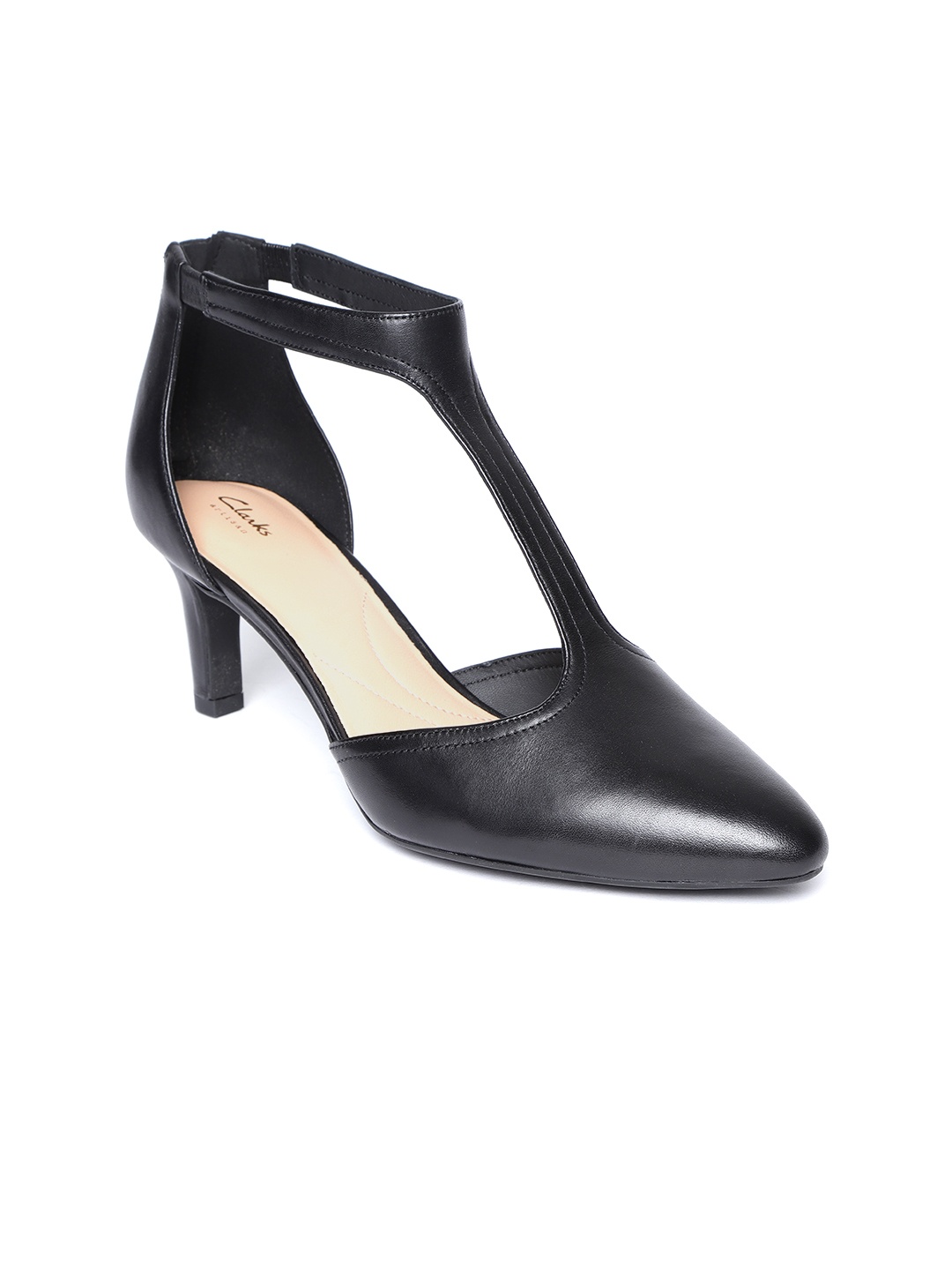 

Clarks Women Black Solid Pumps