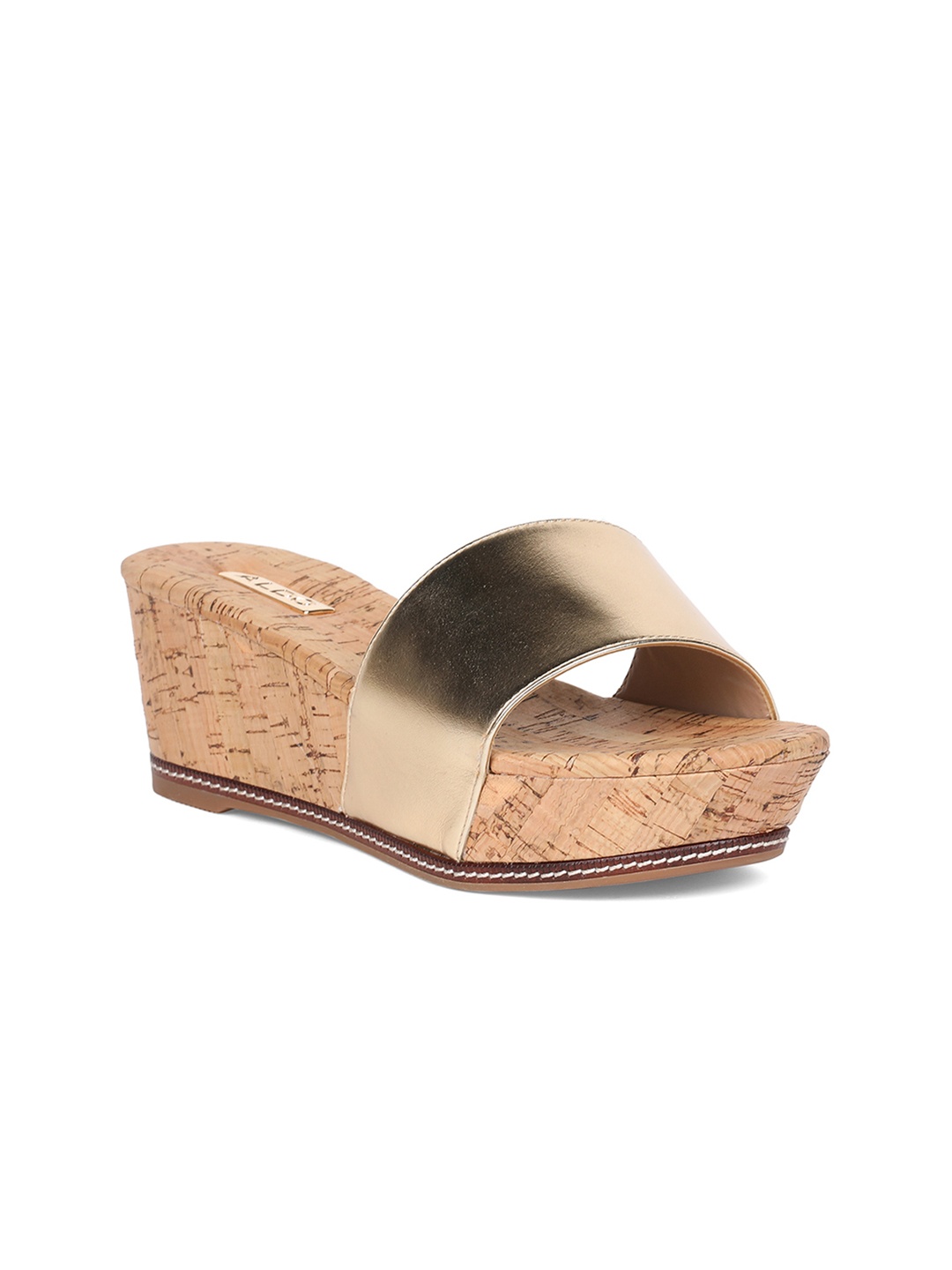 

ALDO Women Gold-Toned Solid Sandals