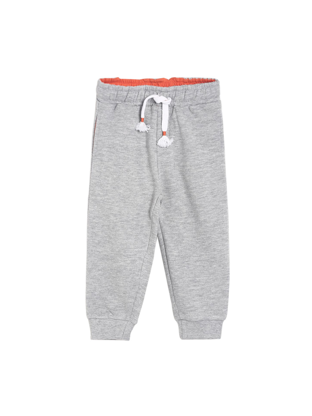 

MINI KLUB Boys Grey Melange Solid Joggers