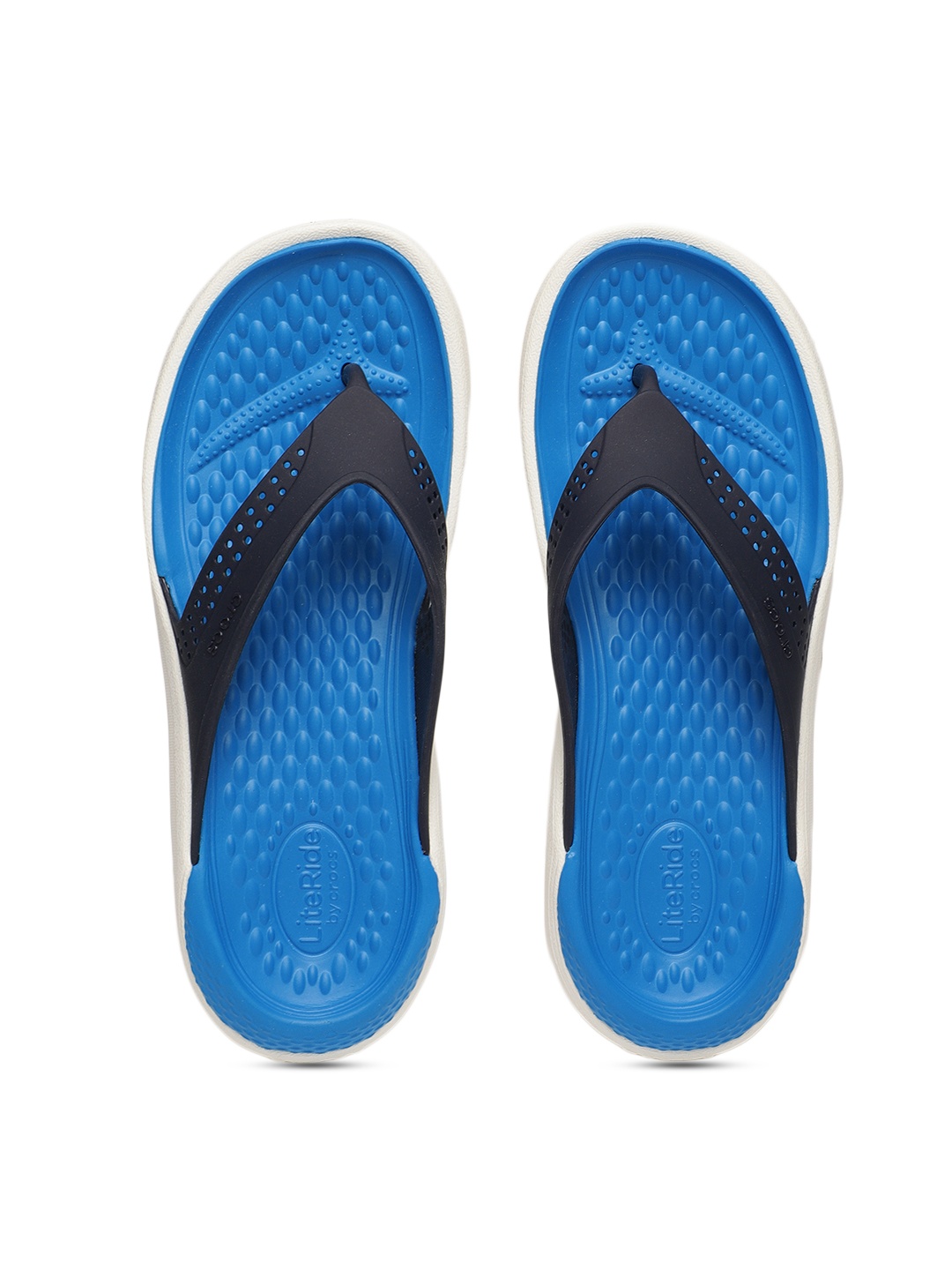 

Crocs Unisex Navy Blue Solid Thong Flip-Flops