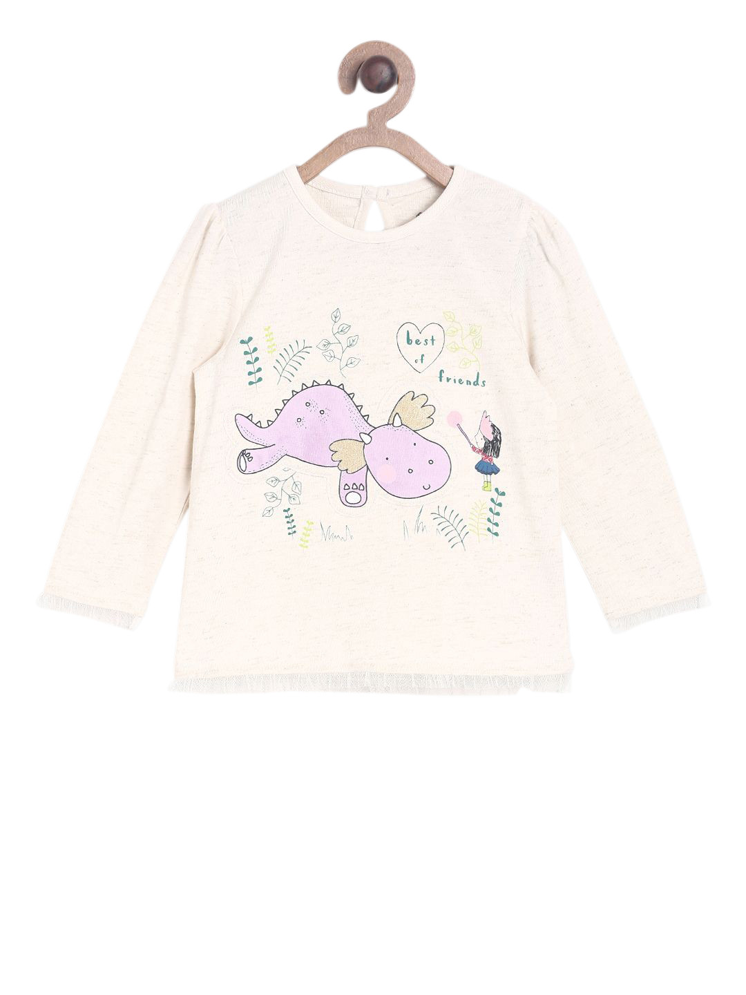 

MINI KLUB Girls Pink Printed Top
