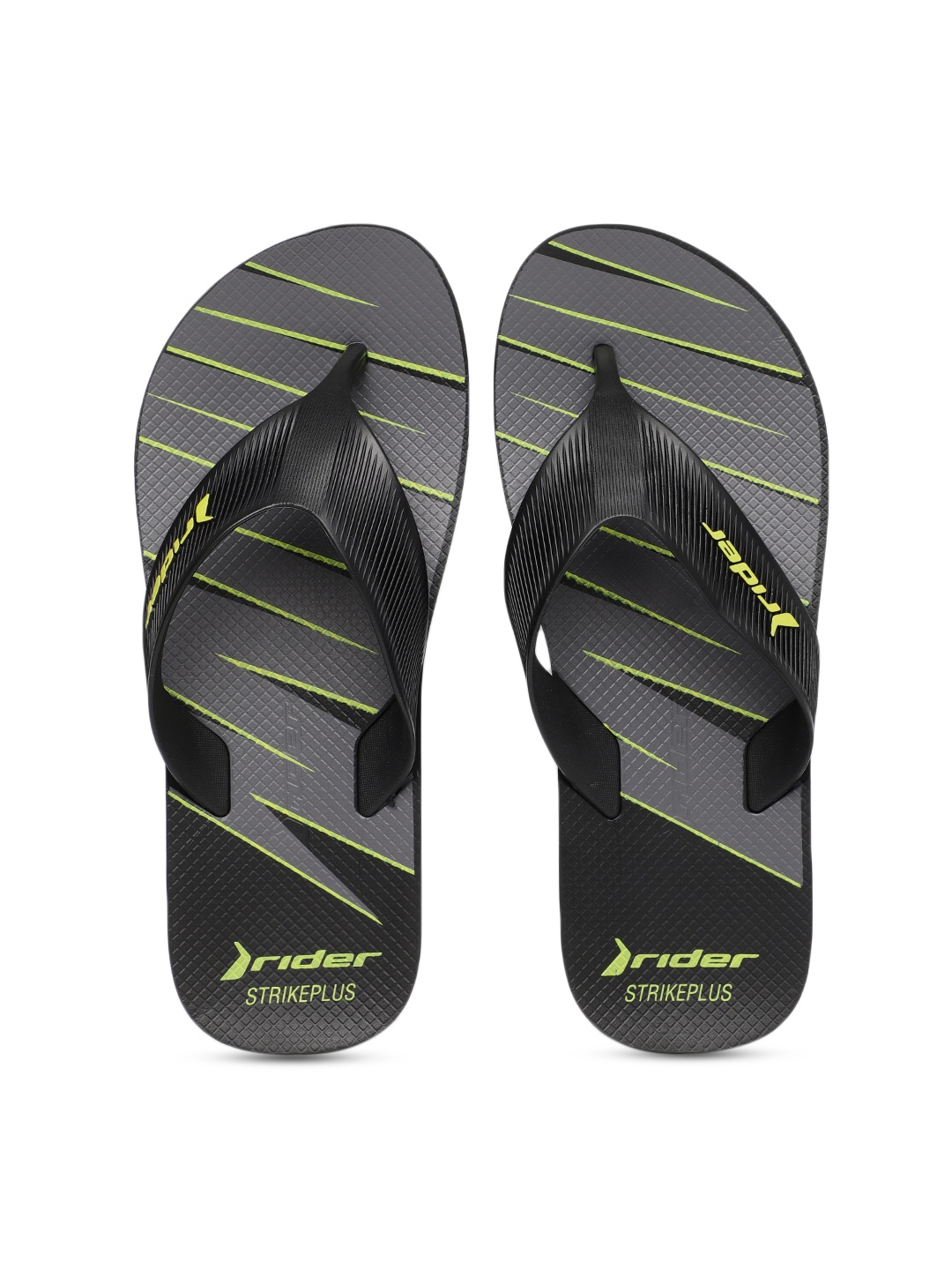 

Rider Men Black Printed Thong Flip-Flops