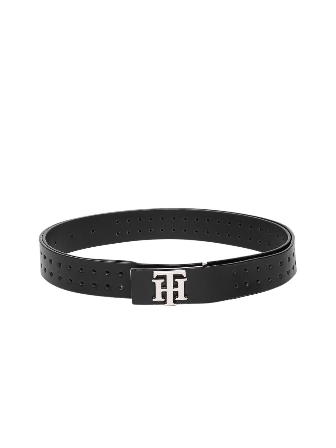 

Tommy Hilfiger Men Black Solid Belt