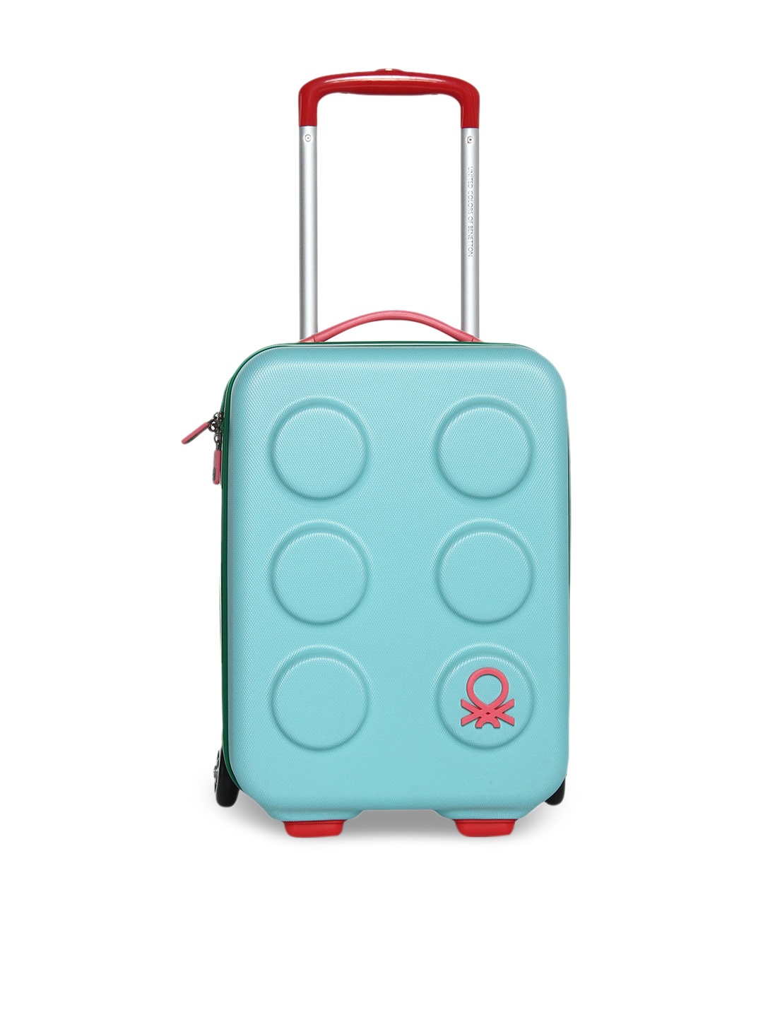 

BENETTON KIDS Teal Blue Cabin Trolley Suitcase