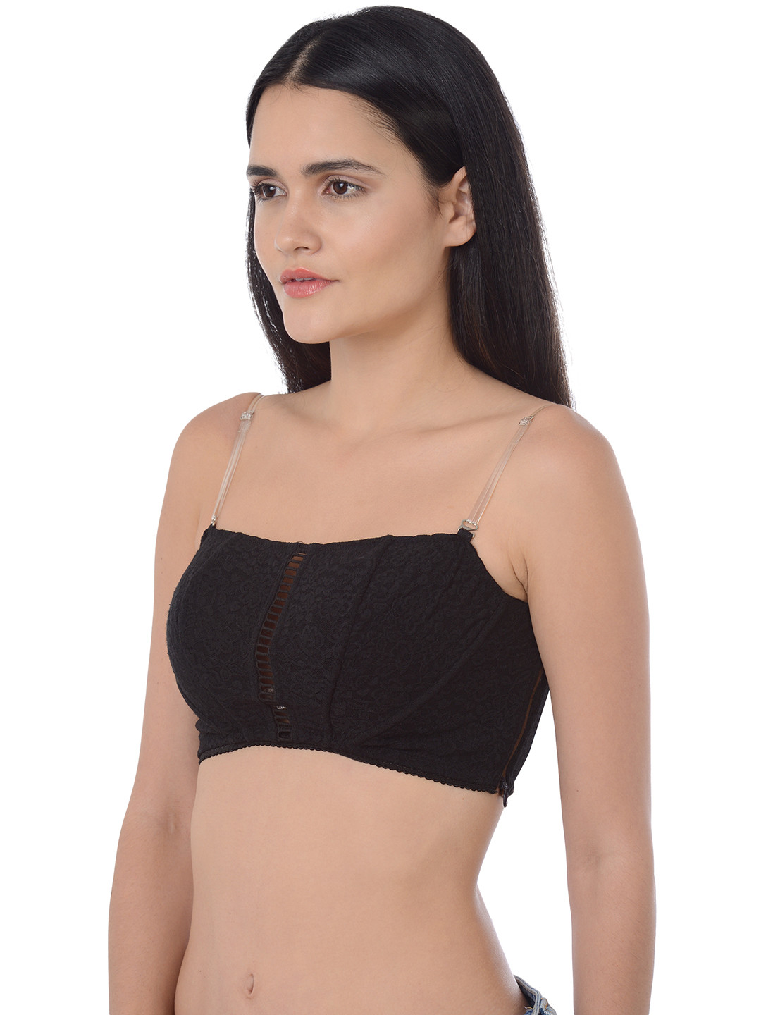 

Da Intimo Black Lace Non-Wired Non Padded Bralette DI1080