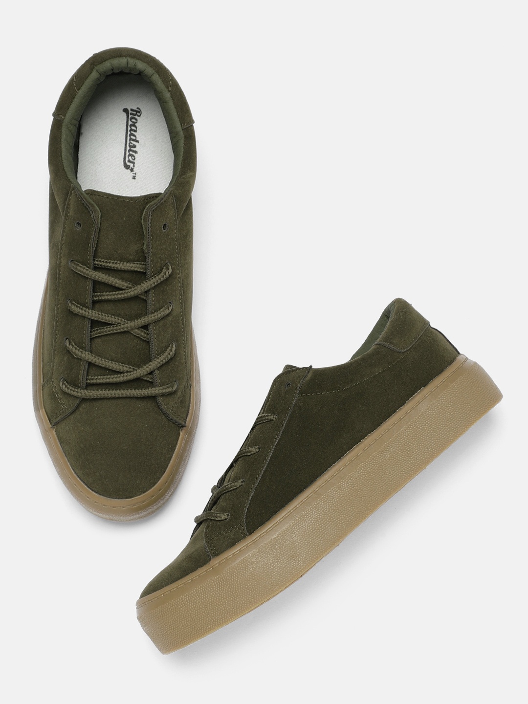 

Roadster Women Olive Green Sneakers