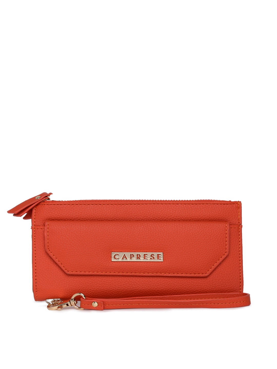 

Caprese Women Orange Solid Two Fold Wallet