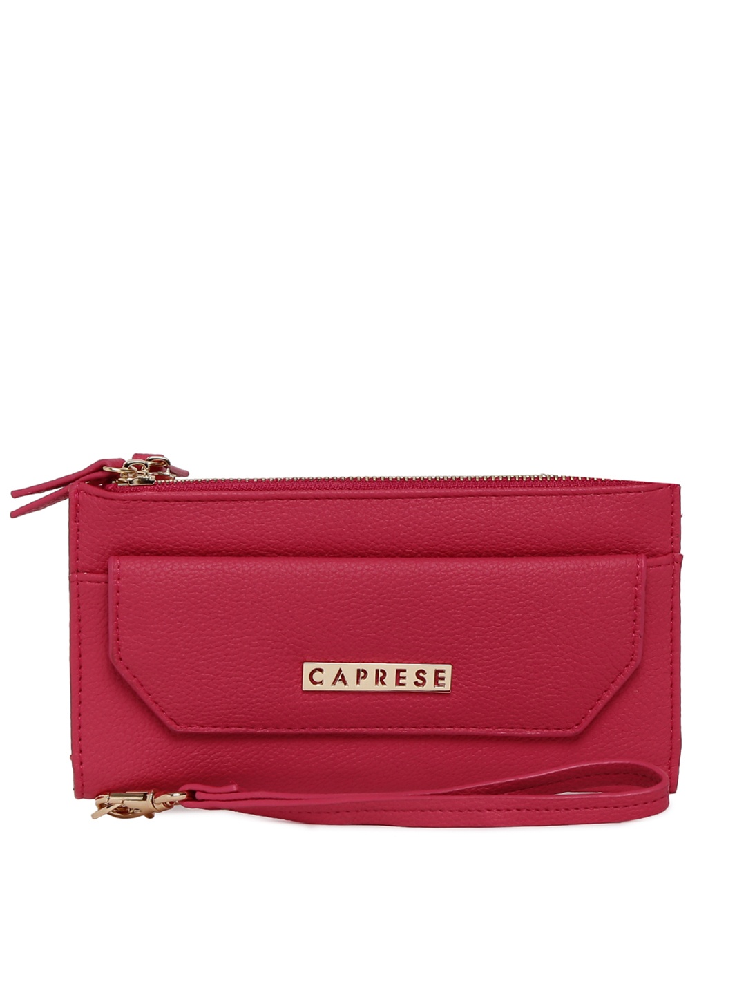 

Caprese Women Pink Solid Two Fold Wallet