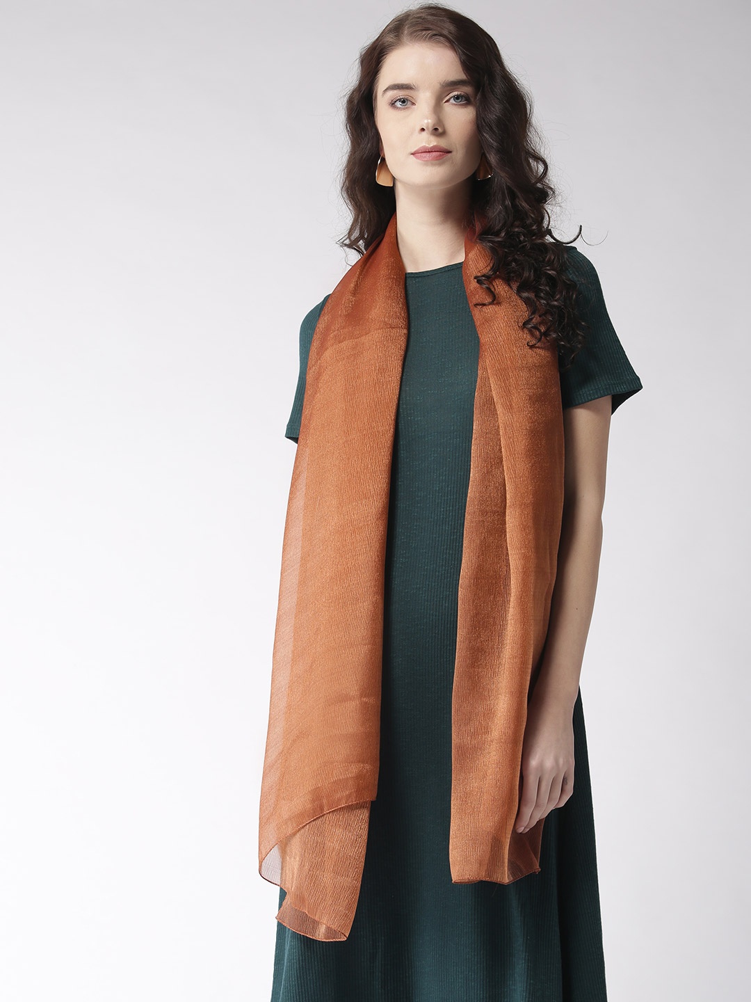 

Style Quotient Women Brown Solid Stole