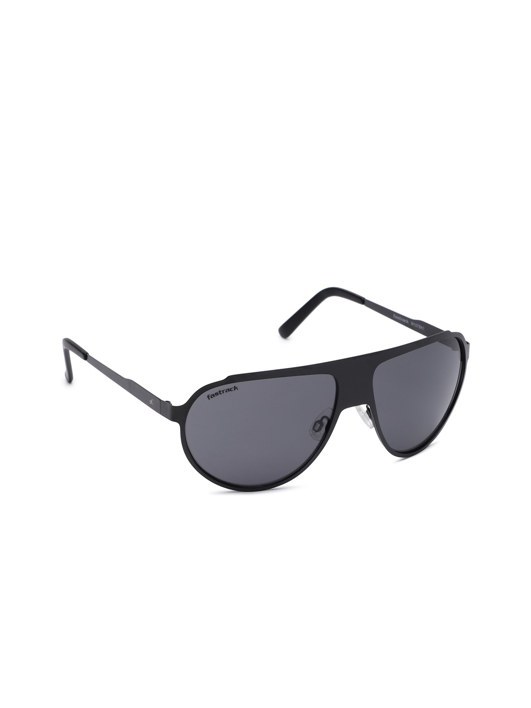 

Fastrack Men Oval Sunglasses NBM157BK1, Black
