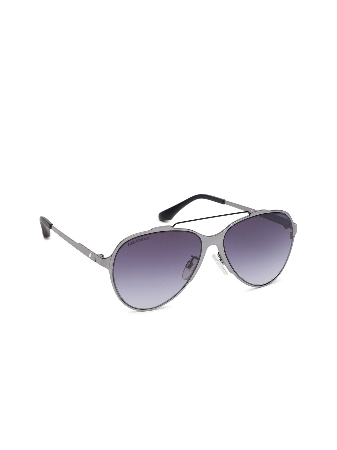 

Fastrack Men Aviator Sunglasses NBM168BK2, Black