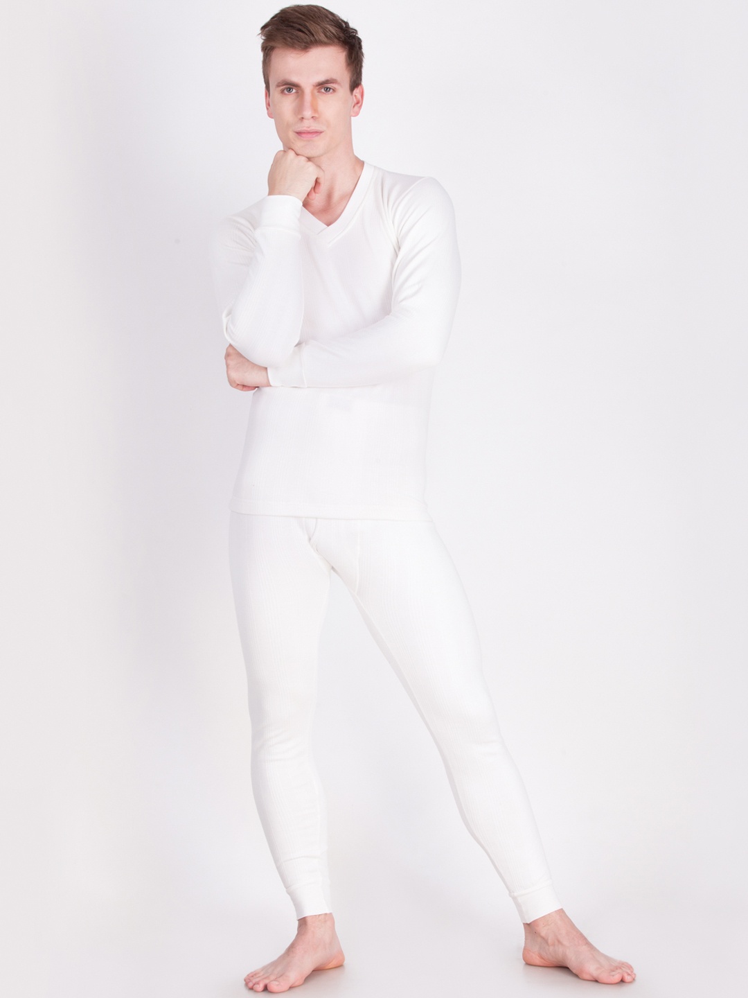 

Dollar Ultra Men White Thermal Set