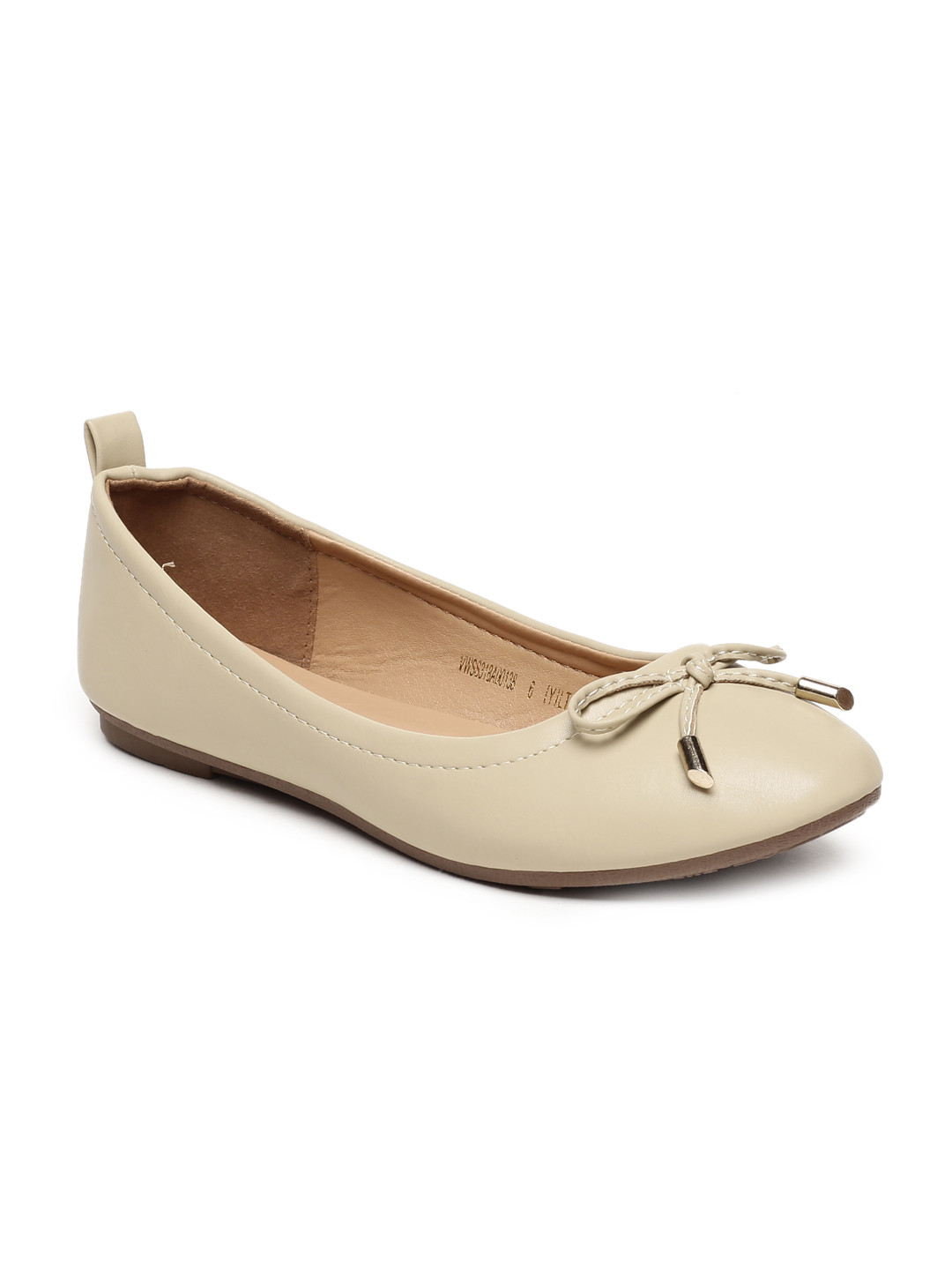 

Van Heusen Woman Women Beige Solid Ballerinas