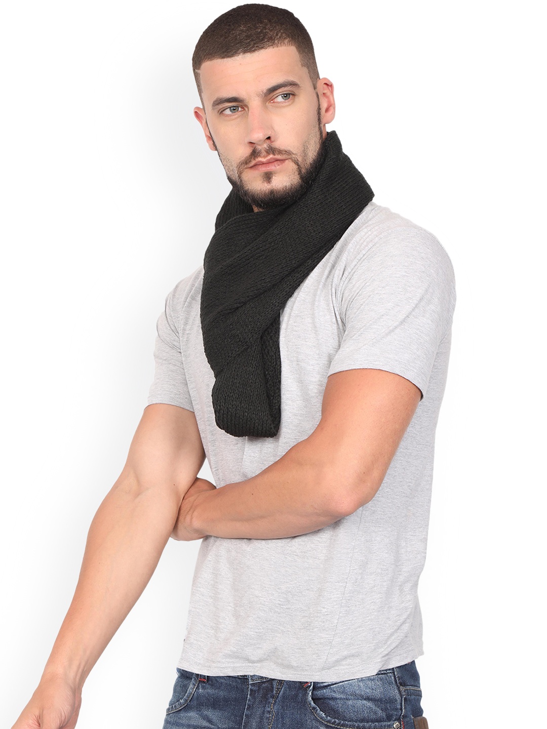 

FabSeasons Unisex Black Muffler