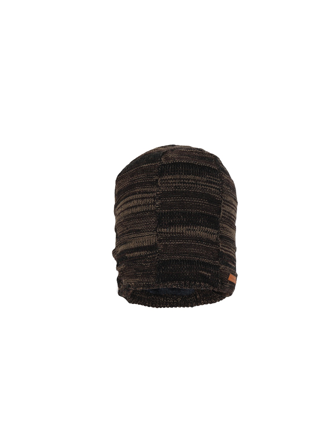 

FabSeasons Unisex Brown Self Design Beanie