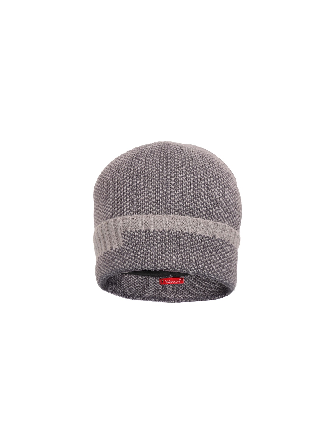 

FabSeasons Unisex Grey Solid Beanie