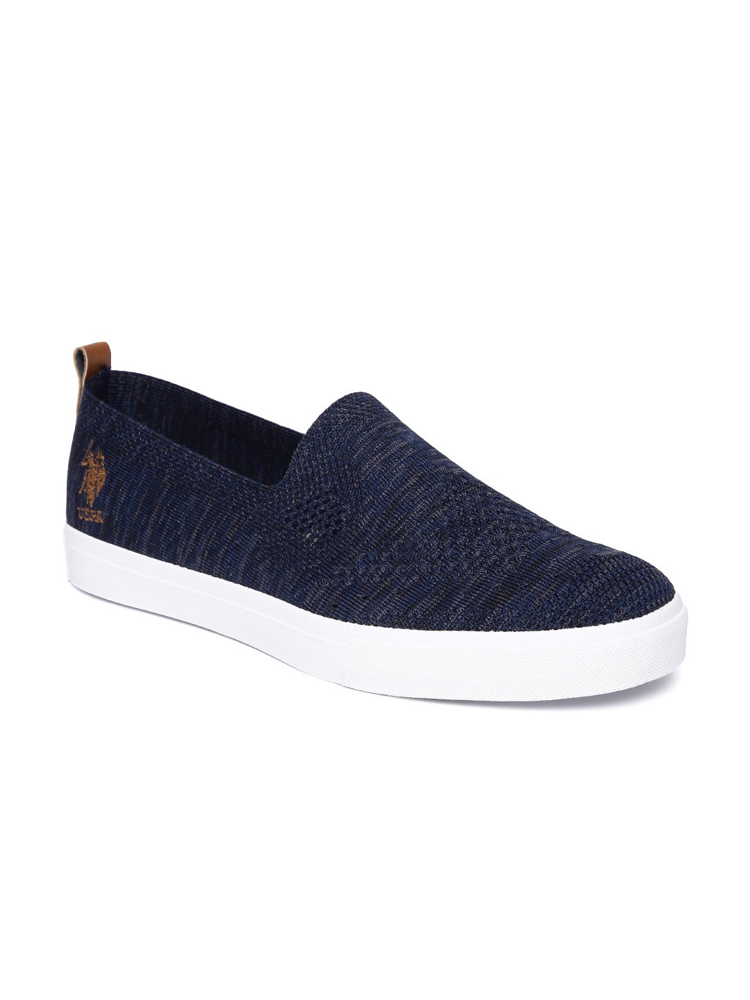 

U.S. Polo Assn. Men Navy Blue Slip-On Sneakers
