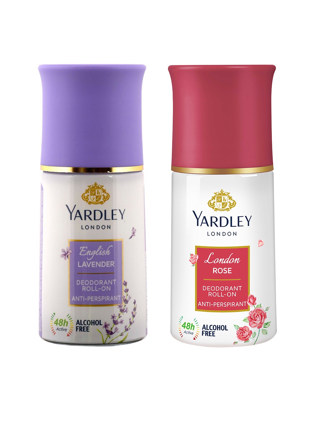 

YARDLEY Set of 2 Roll on Deodorant, Lavender