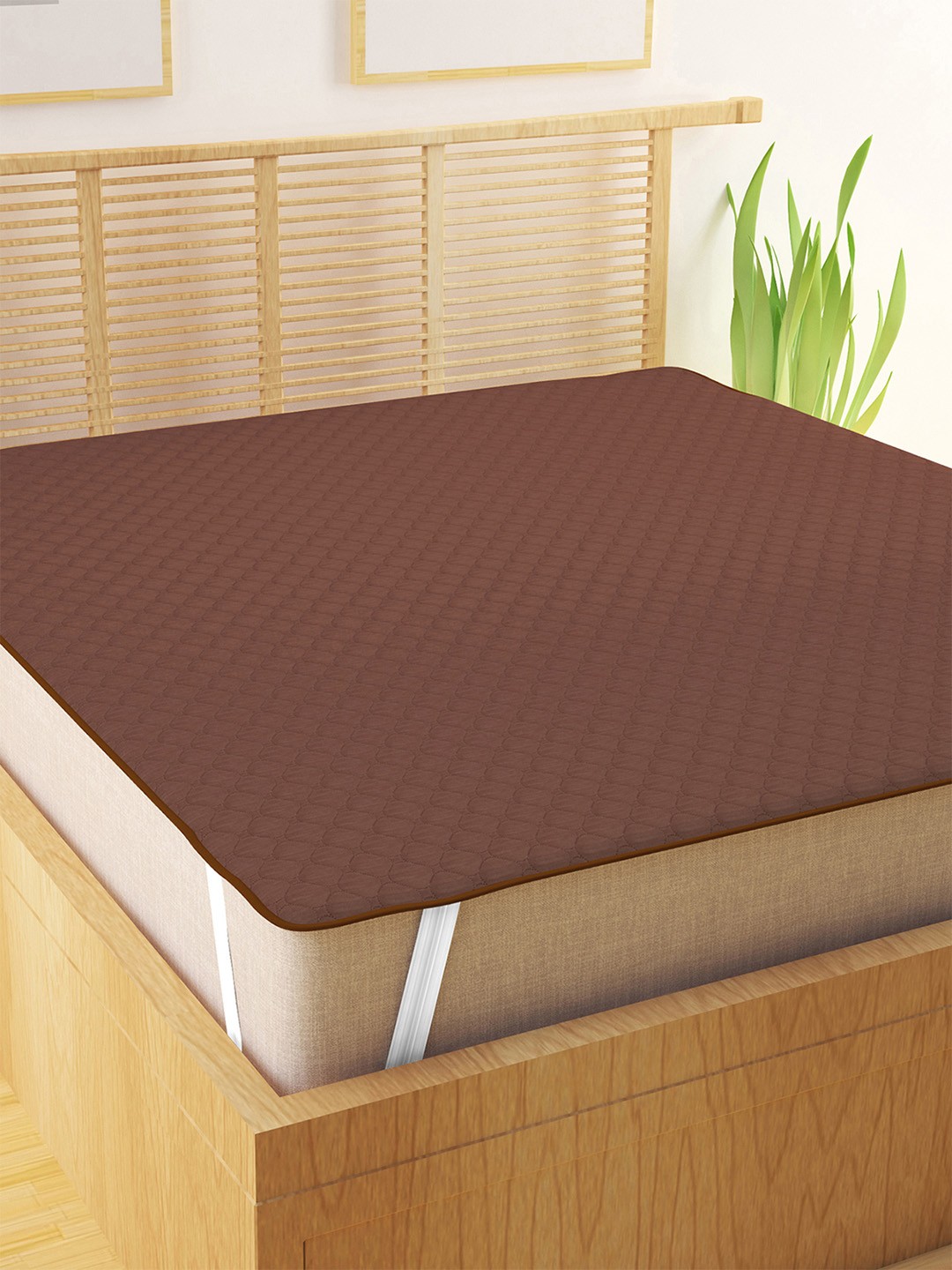 

Story@home Brown Single Bed Waterproof Mattress Protector
