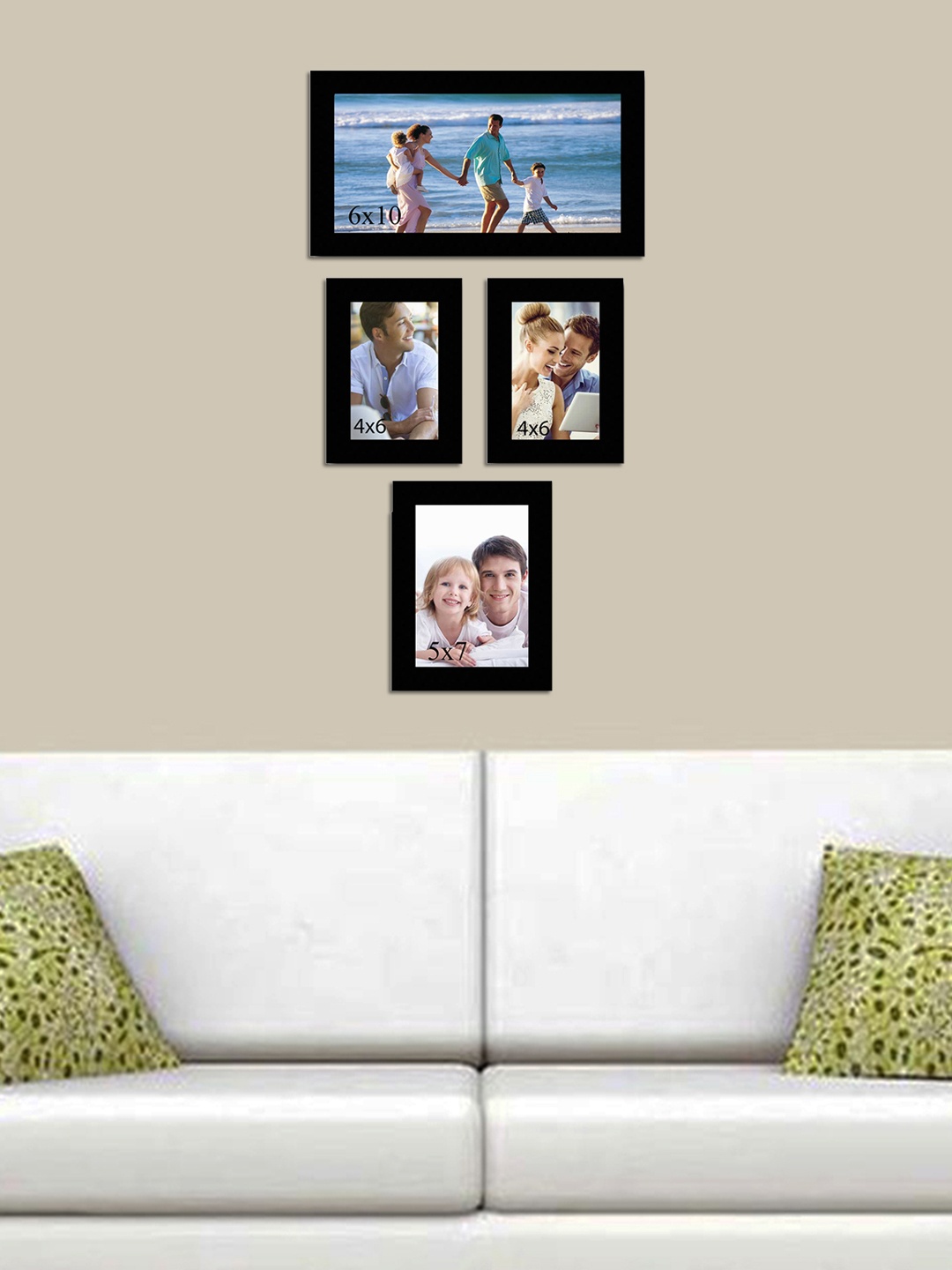 

Art Street Set of 4 Black Wall Photo Frames