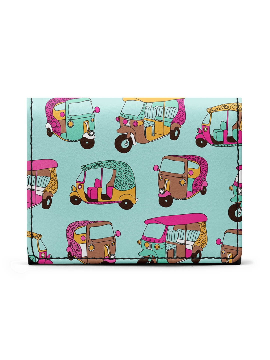 

DailyObjects Women Blue Printed Card Holder